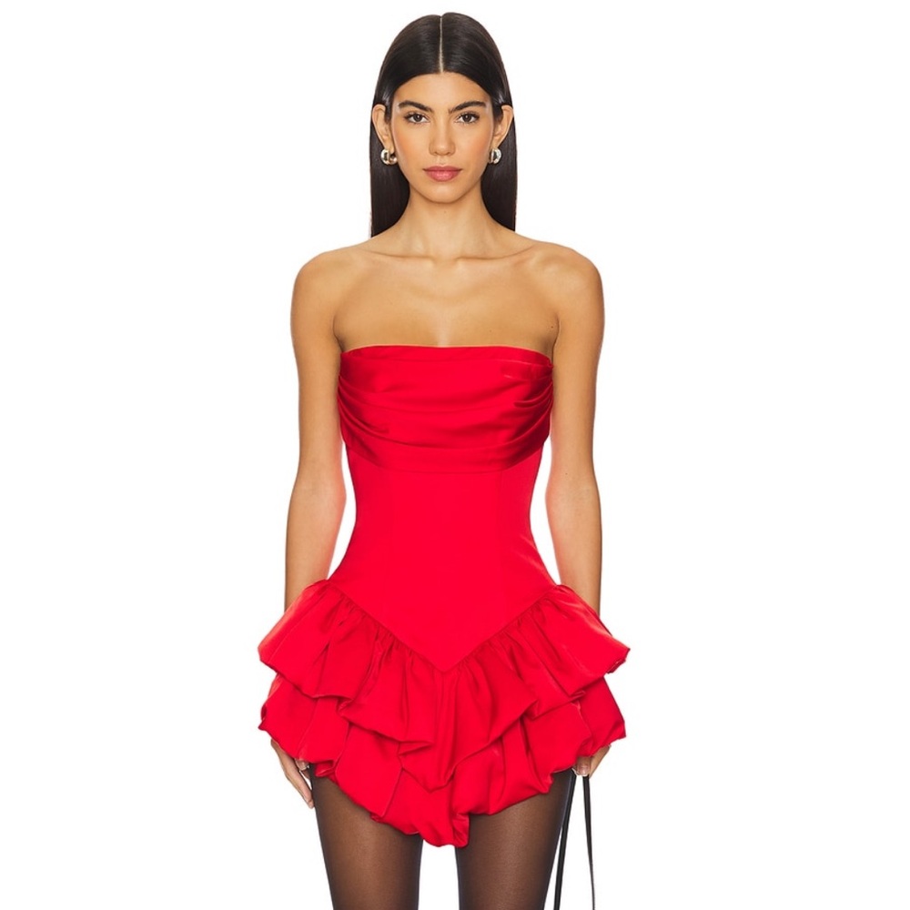 NBD Emilia Mini Dress in Red XS